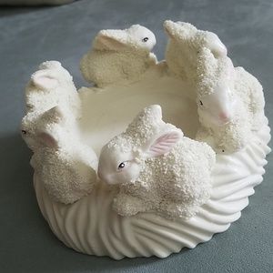 Rabbit Pillar Candle Holder